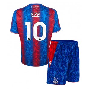 Crystal Palace Eberechi Eze #10 Dětské Domácí dres komplet 2024-25 Krátký Rukáv (+ trenýrky)